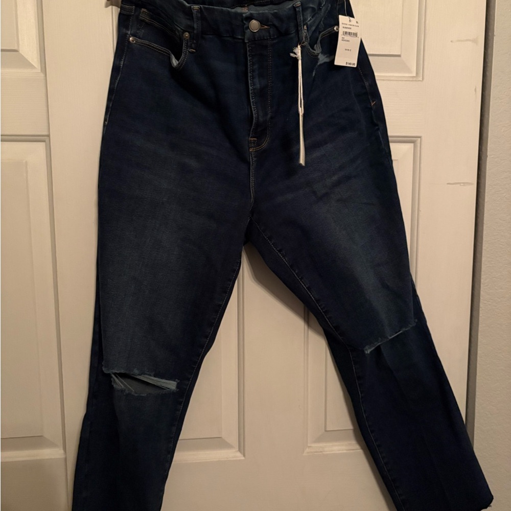Good American Dark Blue Skinny Jeans